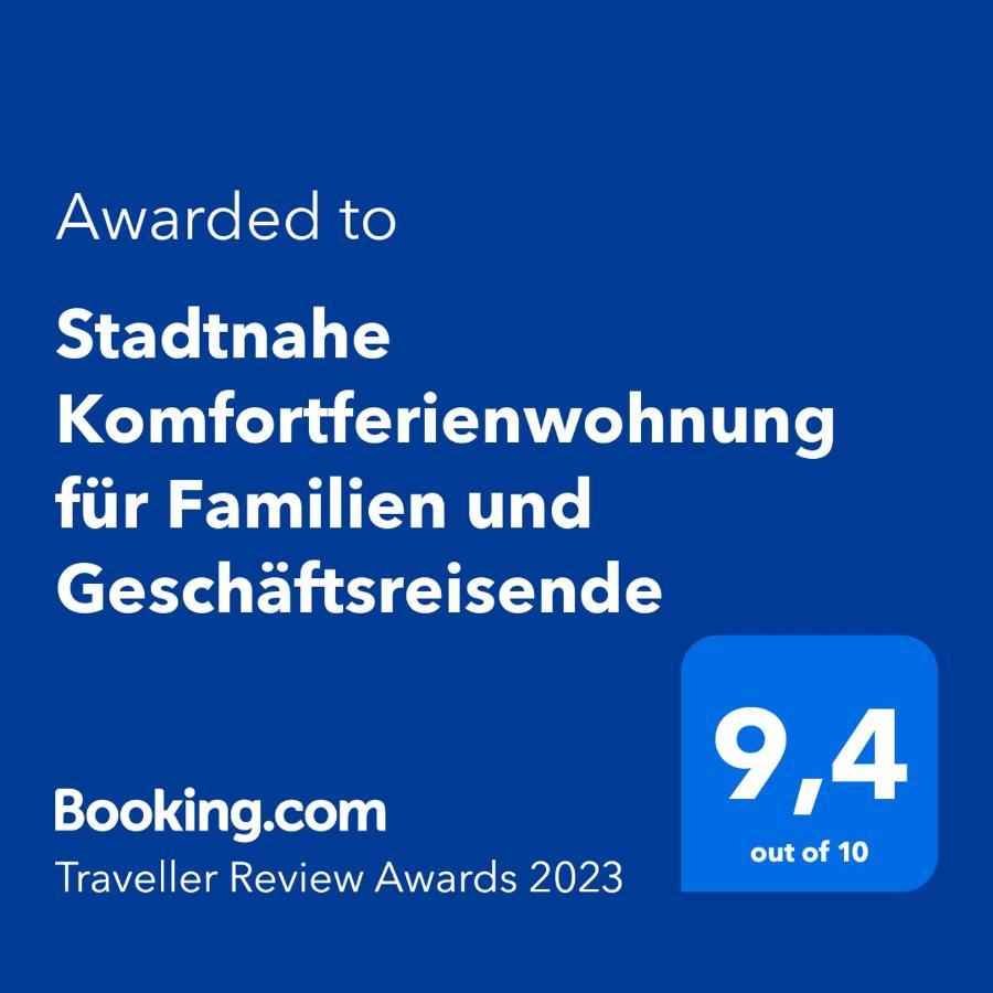 Stadtnahe Komfortferienwohnung Fuer Familien Und Geschaeftsreisende Hildesheim Exterior photo